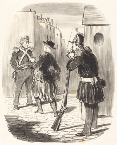 あのクソピゴカード… 作： Honoré Daumier
