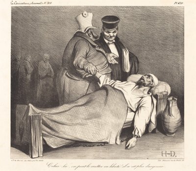 こいつ、奴を解放できる！ （こいつは解放できる！ もう危険じゃない！） 作： Honoré Daumier