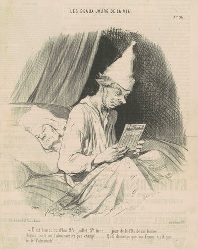 7月28日 今日もいいですね… 作： Honoré Daumier