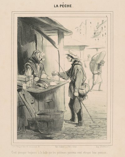 ほぼいつも会場にいる… 作： Honoré Daumier
