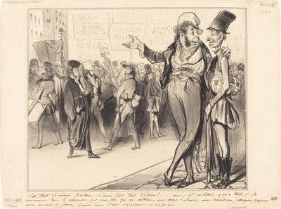 これほど多くの生徒を生んだことは、まったく同じように光栄です!... 作： Honoré Daumier