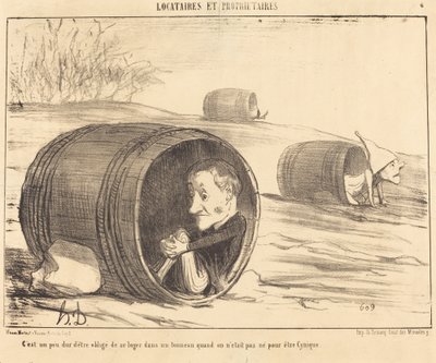 しなければならないのはちょっと難しい 作： Honoré Daumier