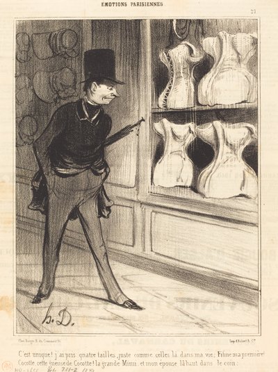 ユニークです！ 私は4つのサイズを取りました... 作： Honoré Daumier