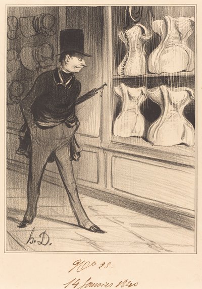 ユニークです！ 私は4つのサイズを取りました... 作： Honoré Daumier