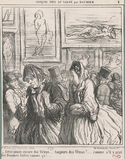 今年もヴィーナス… 作： Honoré Daumier