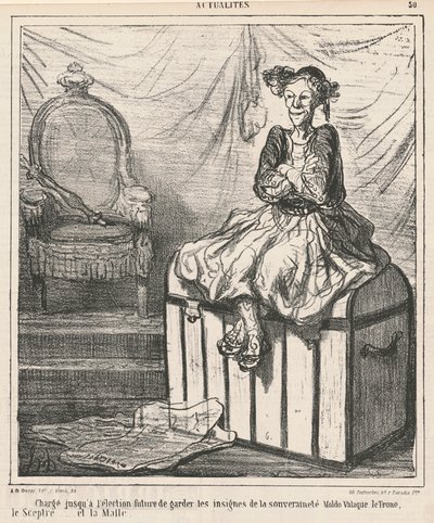起訴された...主権の記章を守るために 作： Honoré Daumier