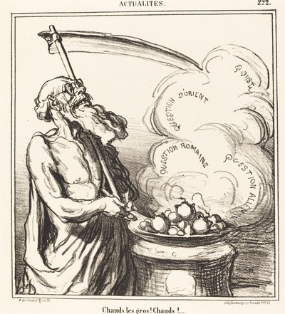 大物が熱い！ ホット！... 作： Honoré Daumier