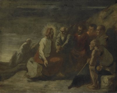キリストと弟子たち 作： Honoré Daumier