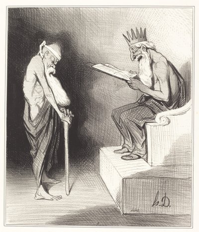 ミノスの恩赦 作： Honoré Daumier
