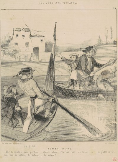 戦闘海軍 作： Honoré Daumier
