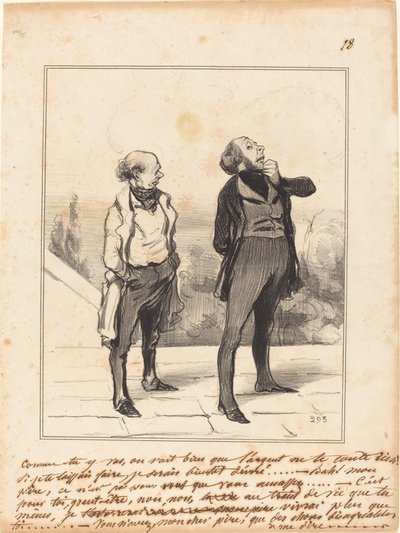あなたが行くように... 作： Honoré Daumier