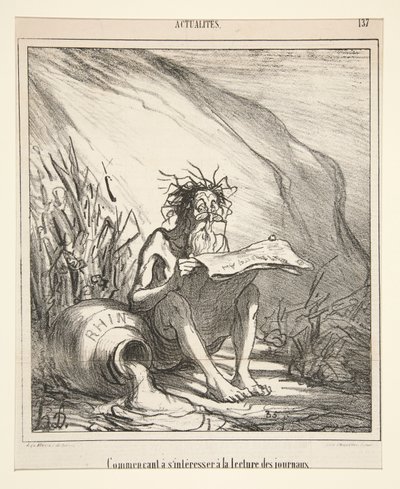 コメンカント 作： Honoré Daumier