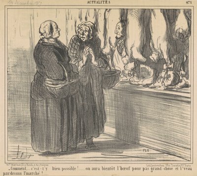 どのように... それは神が可能です ！ ... 作： Honoré Daumier