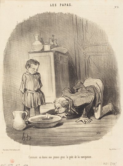 私たちが与える方法... ナビゲーションの味 作： Honoré Daumier