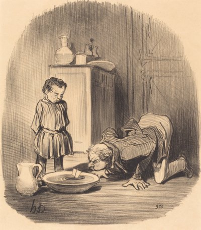 私たちが与える方法... ナビゲーションの味 作： Honoré Daumier