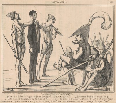 むち打ち委員会 作： Honoré Daumier