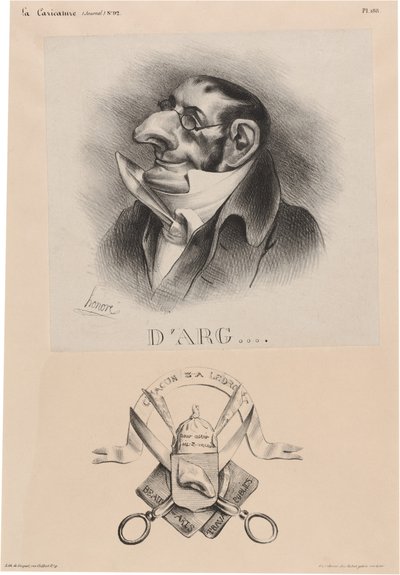 アルグート伯 作： Honoré Daumier