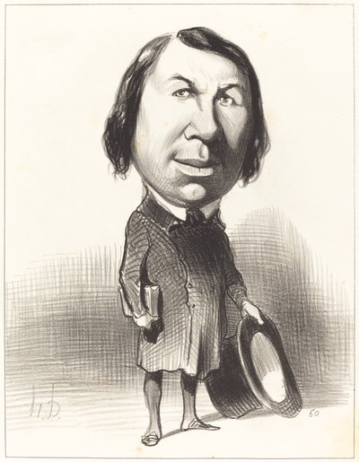 モンタランベール伯 作： Honoré Daumier