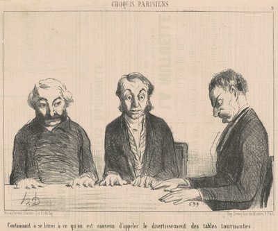 続きます... ターンテーブル エンターテイメント... 作： Honoré Daumier