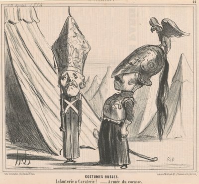 衣装ロシア 作： Honoré Daumier