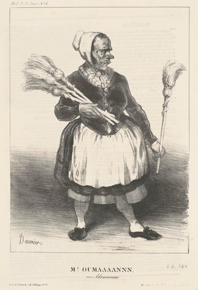 アルザスのコールマン 作： Honoré Daumier