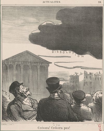 クレベラ！ クリーブではありません！ 作： Honoré Daumier