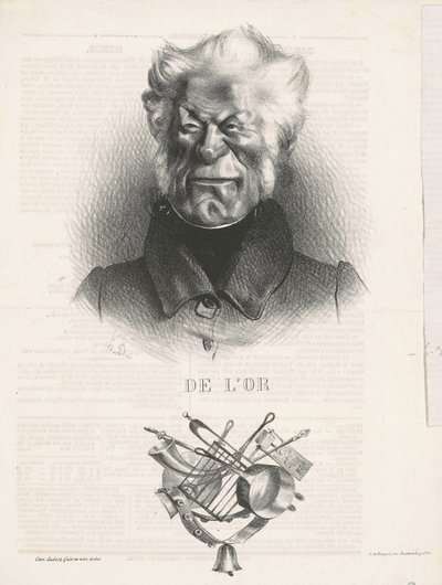 ゴールド (J. -Ant. -Adrien Delort) 作： Honoré Daumier