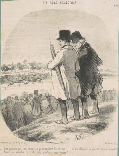 というか……そうやって馬が上達していく…… 作： Honoré Daumier