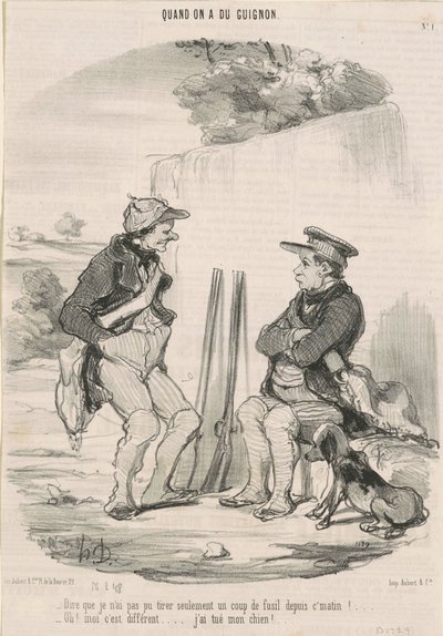 撃てなかったとは… 作： Honoré Daumier