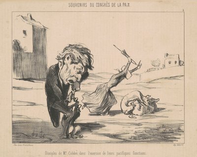 M. コブデンの弟子たち 作： Honoré Daumier