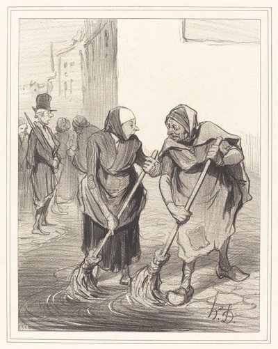 言って、マメ・ジブラード... 作： Honoré Daumier