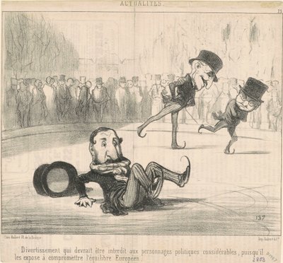 禁止すべき娯楽… 作： Honoré Daumier