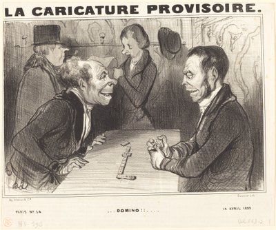ドミノ！！ 作： Honoré Daumier