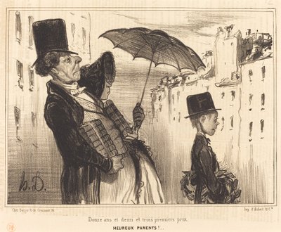 12.5 と 3 つの一等賞 作： Honoré Daumier