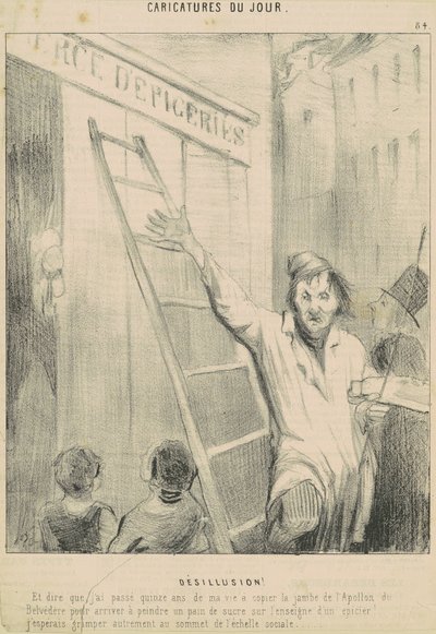 幻滅！ 作： Honoré Daumier