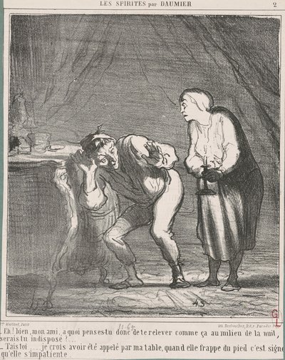 おい！ ええと... 私の友人、あなたは何を考えていますか？ ... 作： Honoré Daumier