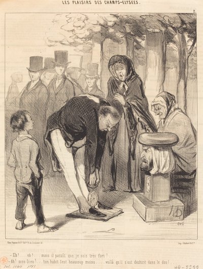 えっ!…えっ!…でも、どうやら… 作： Honoré Daumier
