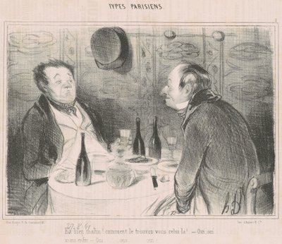 まあ賢い！ どうやってこれを見つけますか！ 作： Honoré Daumier