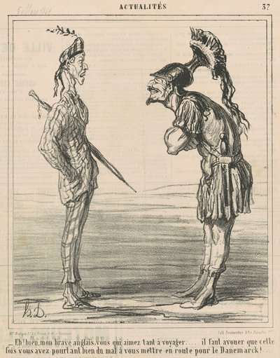 良い！ 私の勇敢な英語... 作： Honoré Daumier
