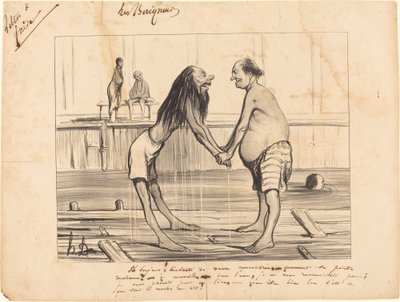やあ、こんにちは！ はじめまして... 作： Honoré Daumier