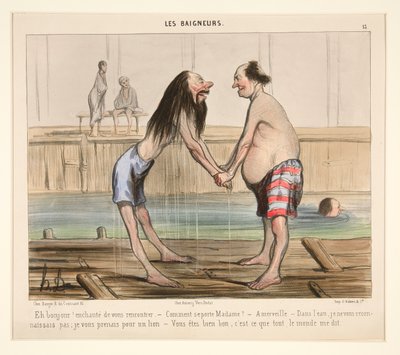 やあ、こんにちは！ はじめまして 作： Honoré Daumier