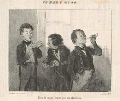 修辞学者になりたい6年生 作： Honoré Daumier