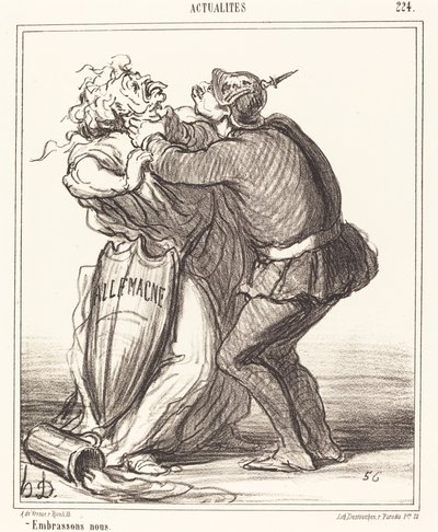 キスしよう 作： Honoré Daumier