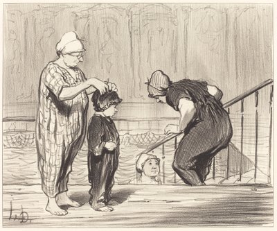 家族と 作： Honoré Daumier