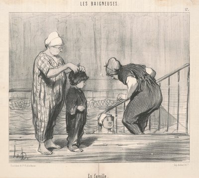 家族と 作： Honoré Daumier