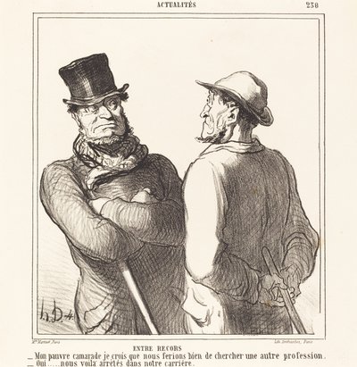 思い出の間 作： Honoré Daumier