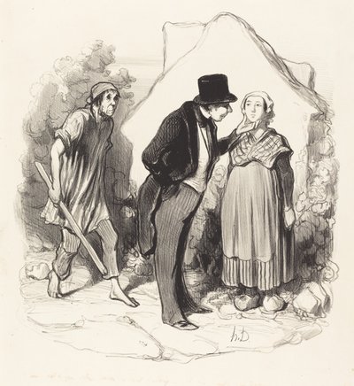 旦那様が羨ましいですか… 作： Honoré Daumier
