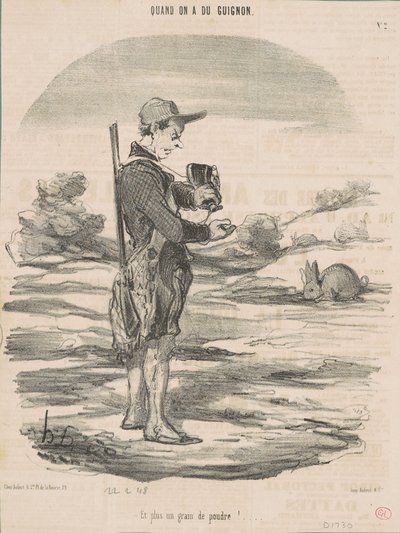 そして、一粒の粉ではありません！ ... 作： Honoré Daumier