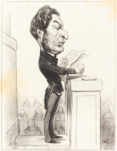 ユージーン・ロウアー 作： Honoré Daumier