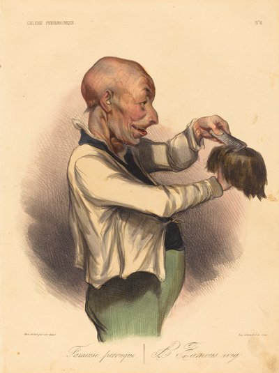 有名なかつら 作： Honoré Daumier